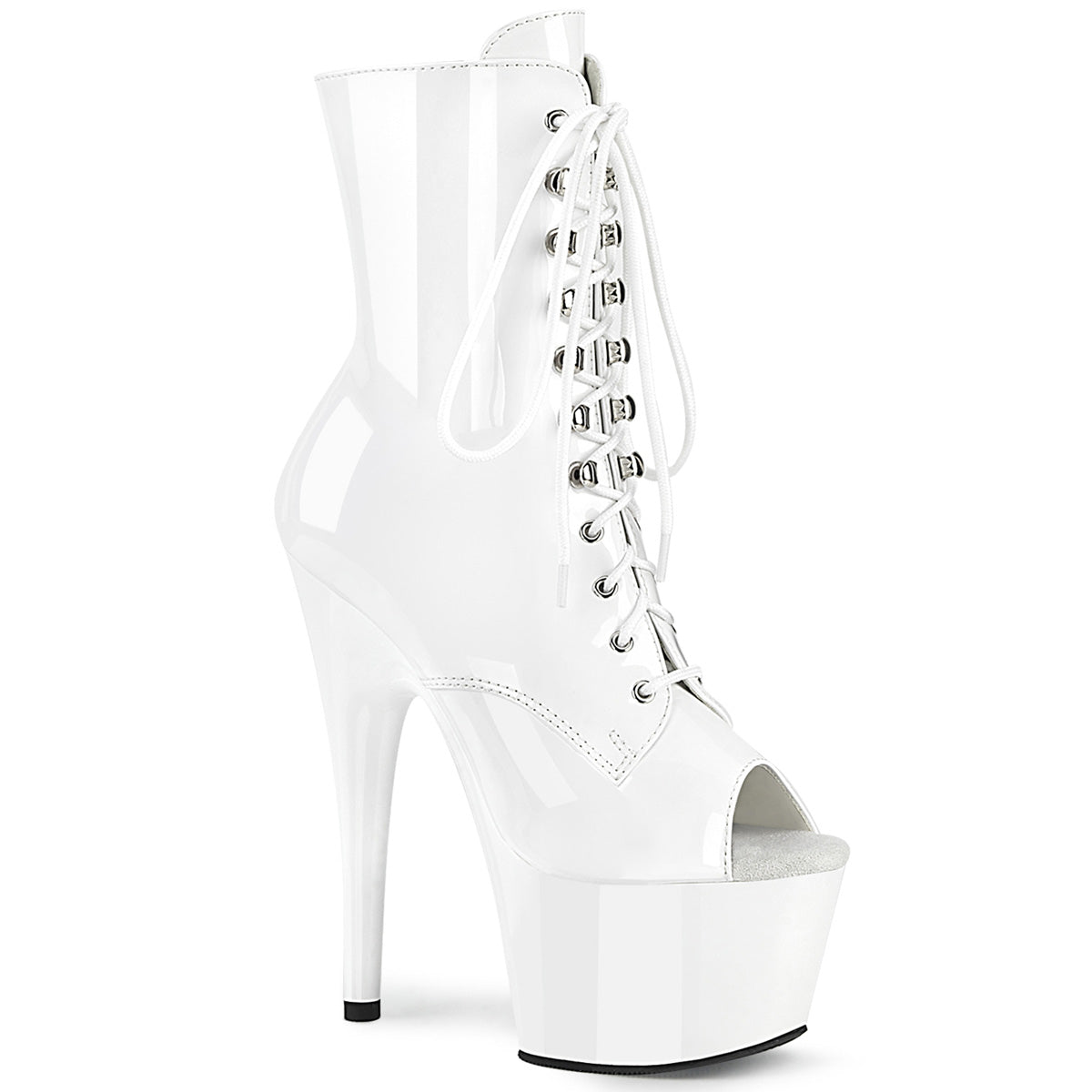 Pleaser   ADORE-1021 Wht Pat/Wht