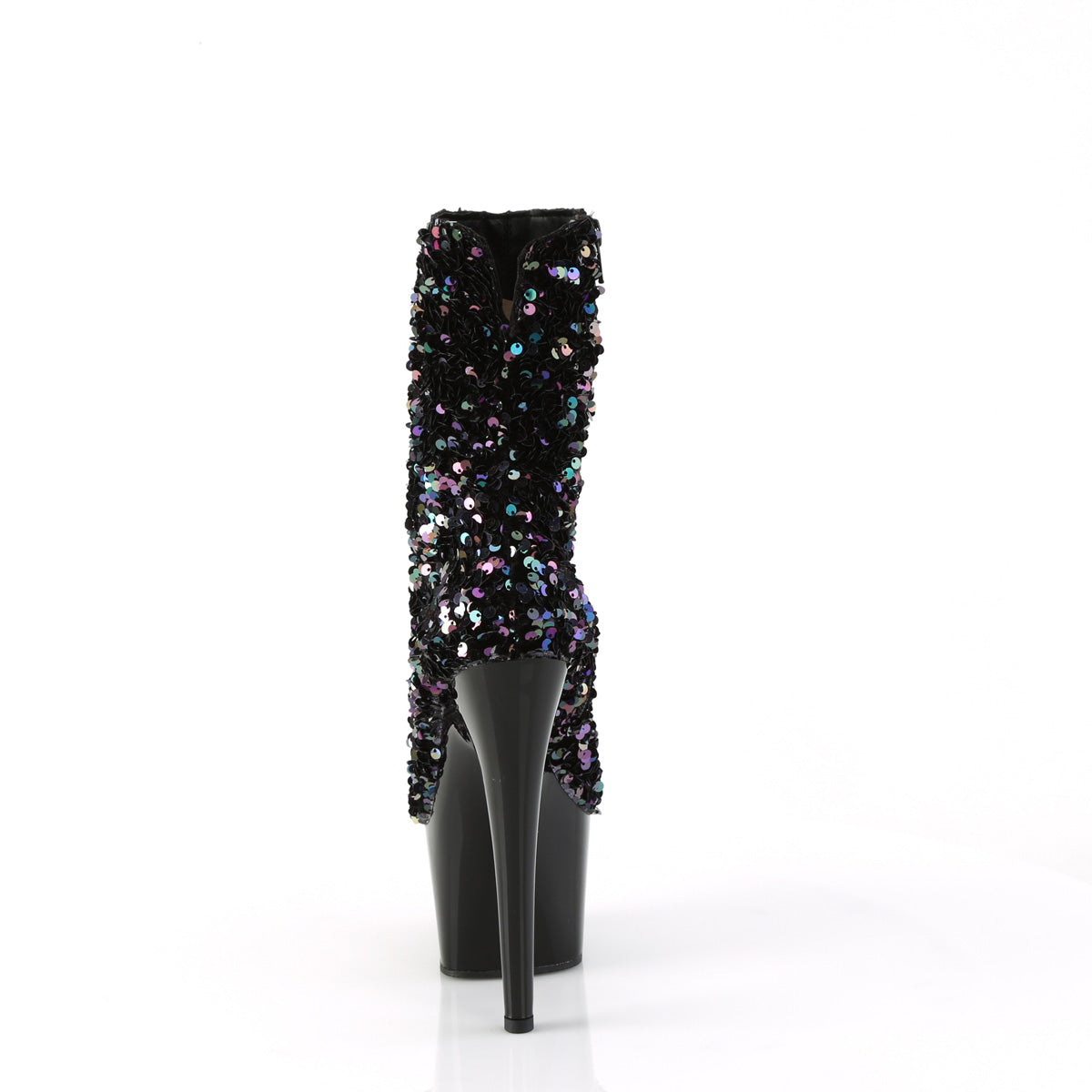 Pleaser   ADORE-1042SQ BLK Multi Sequins/BLK