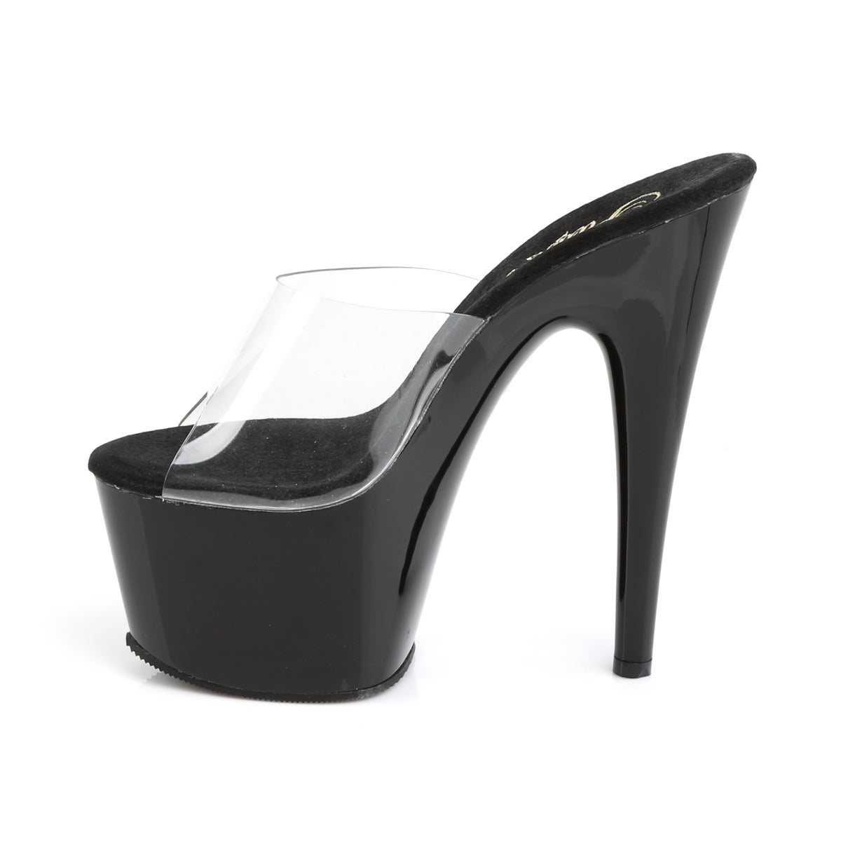 Pleaser Sandalias para mujer ADORE-701 clr / blk