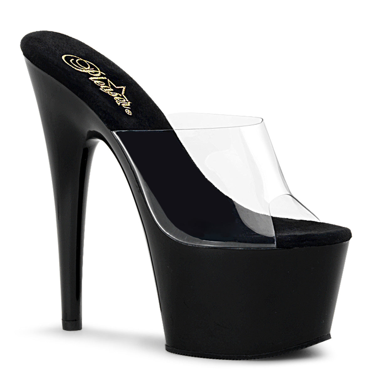 Pleaser Sandalias para mujer ADORE-701 clr / blk