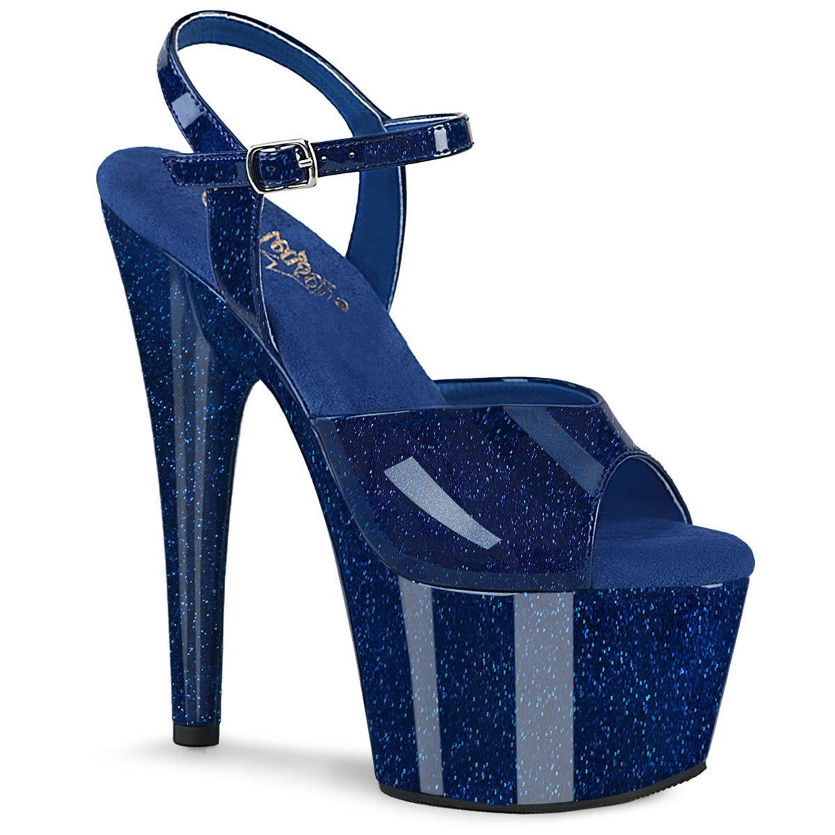 Pleaser   ADORE-709GP azul marino brillo Pat/m