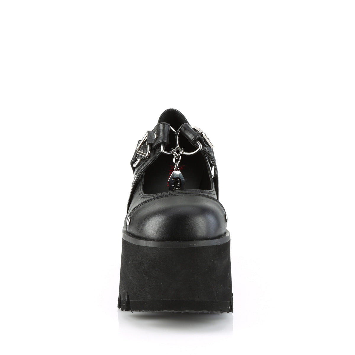 DemoniaCult  Zapatillas ASHES-33 BLK de cuero vegano