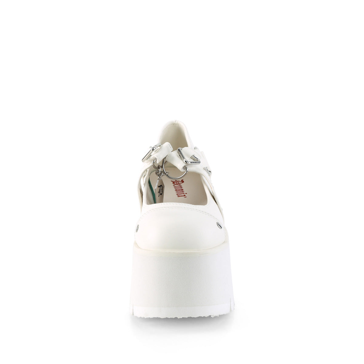 DemoniaCult  Zapatillas ASHES-33 Wht Leather Vegan