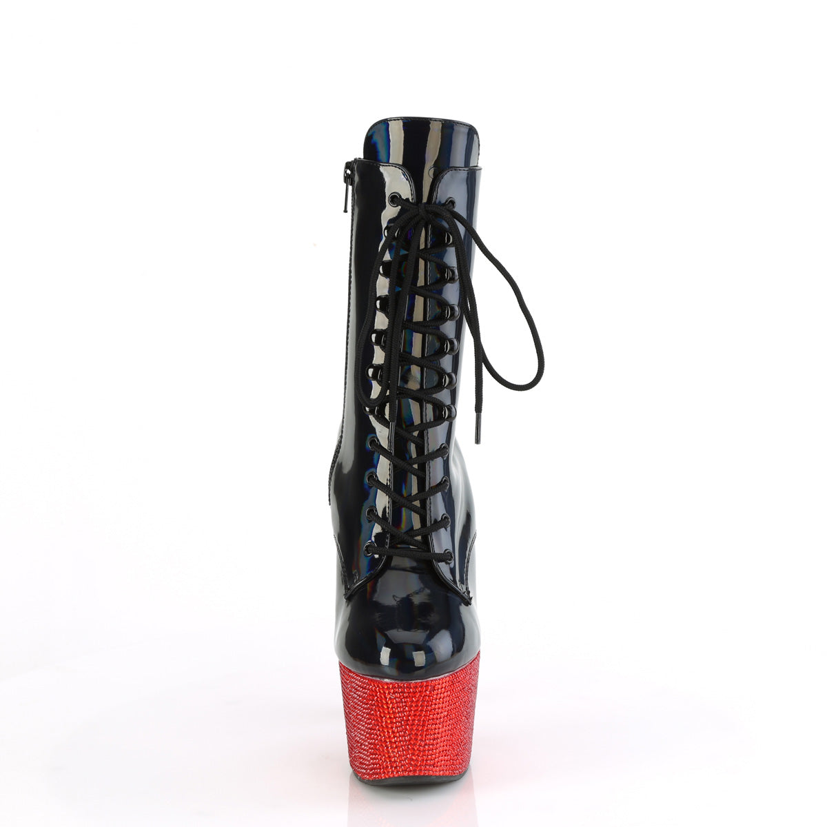 Pleaser  Botines BEJEWELED-1020-7 BLK Holo Pat/Red RS