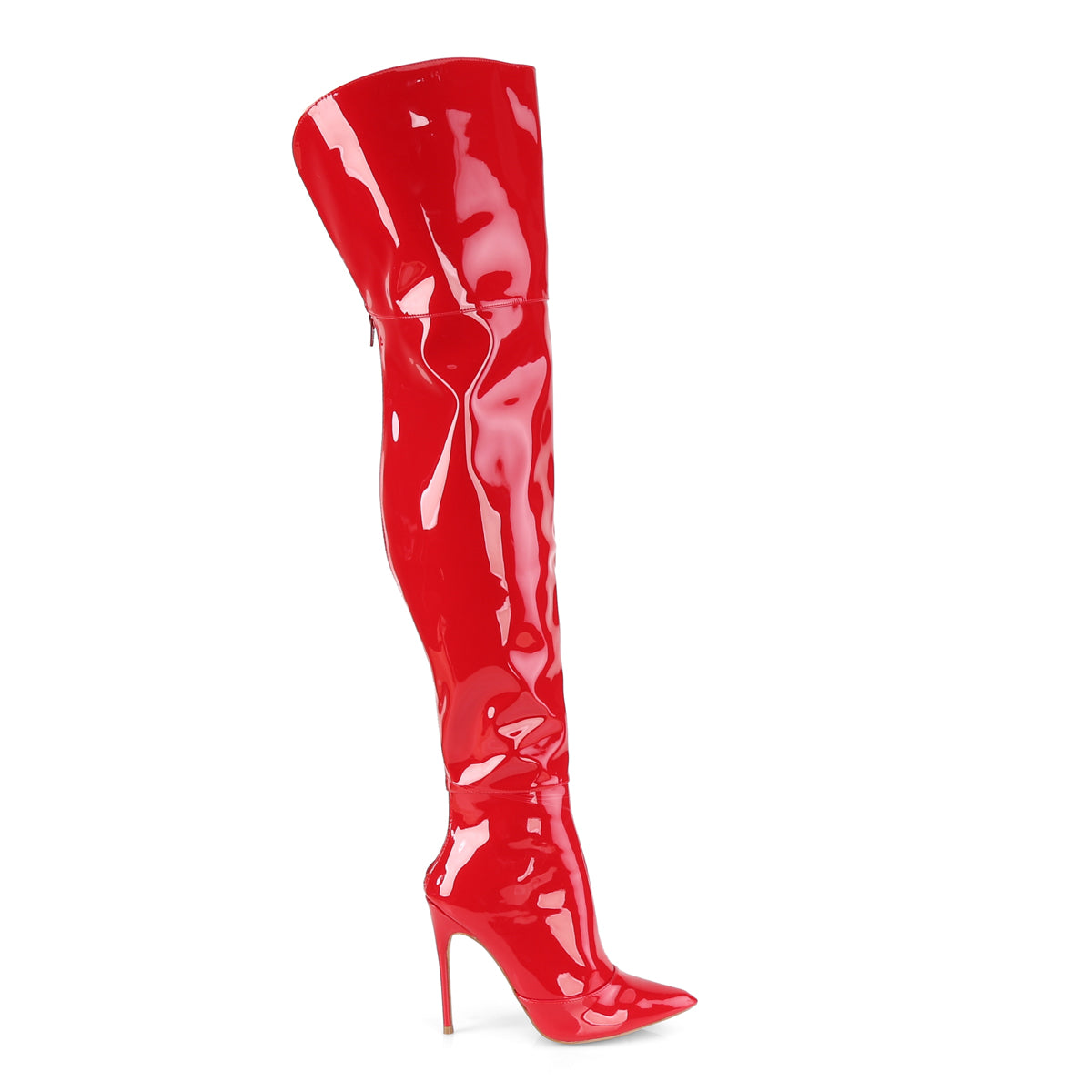 Pleaser Womens Boots COURTLY-3012 Red Patent