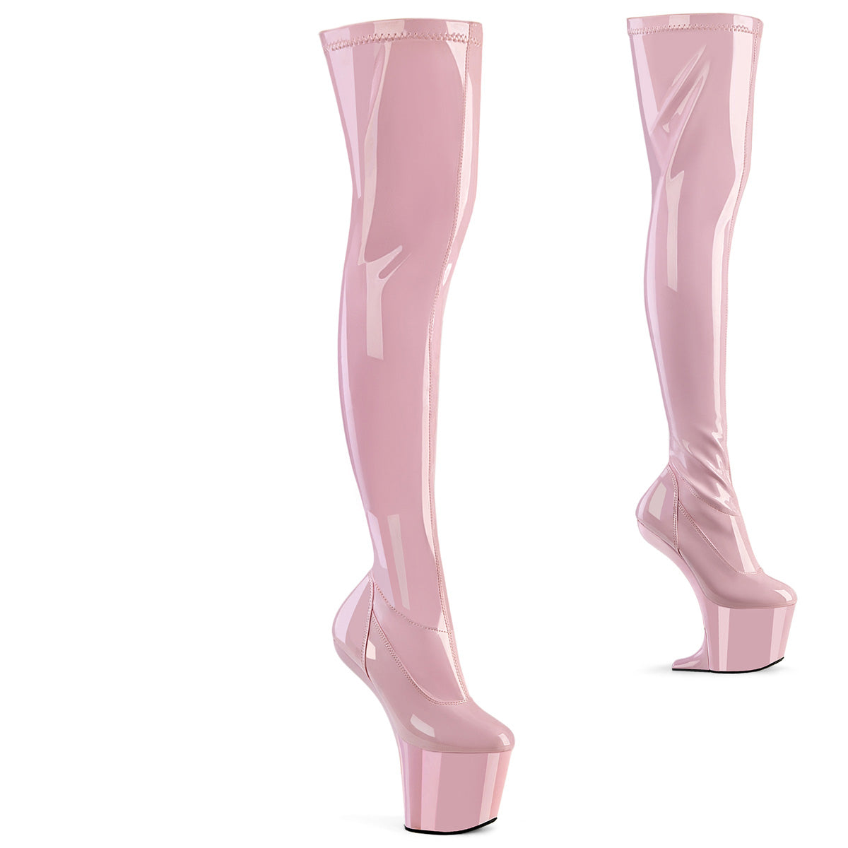 Pleaser  Botas CRAZE-3000 B. Pink Str. Pat/b. Rosa