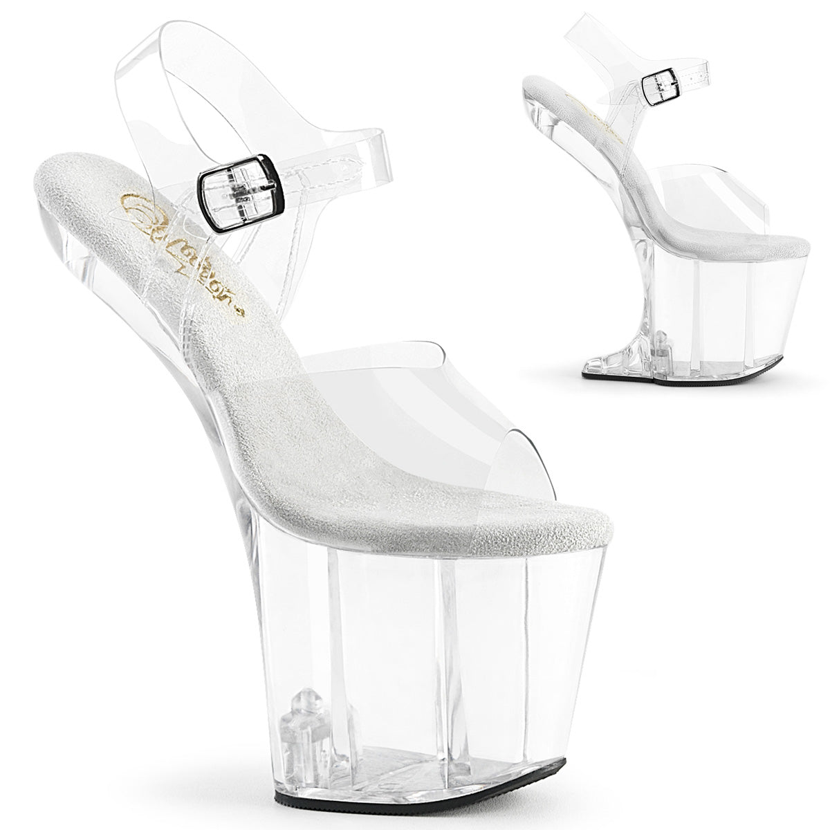 Pleaser  Sandals CRAZE-808 Clr/Clr