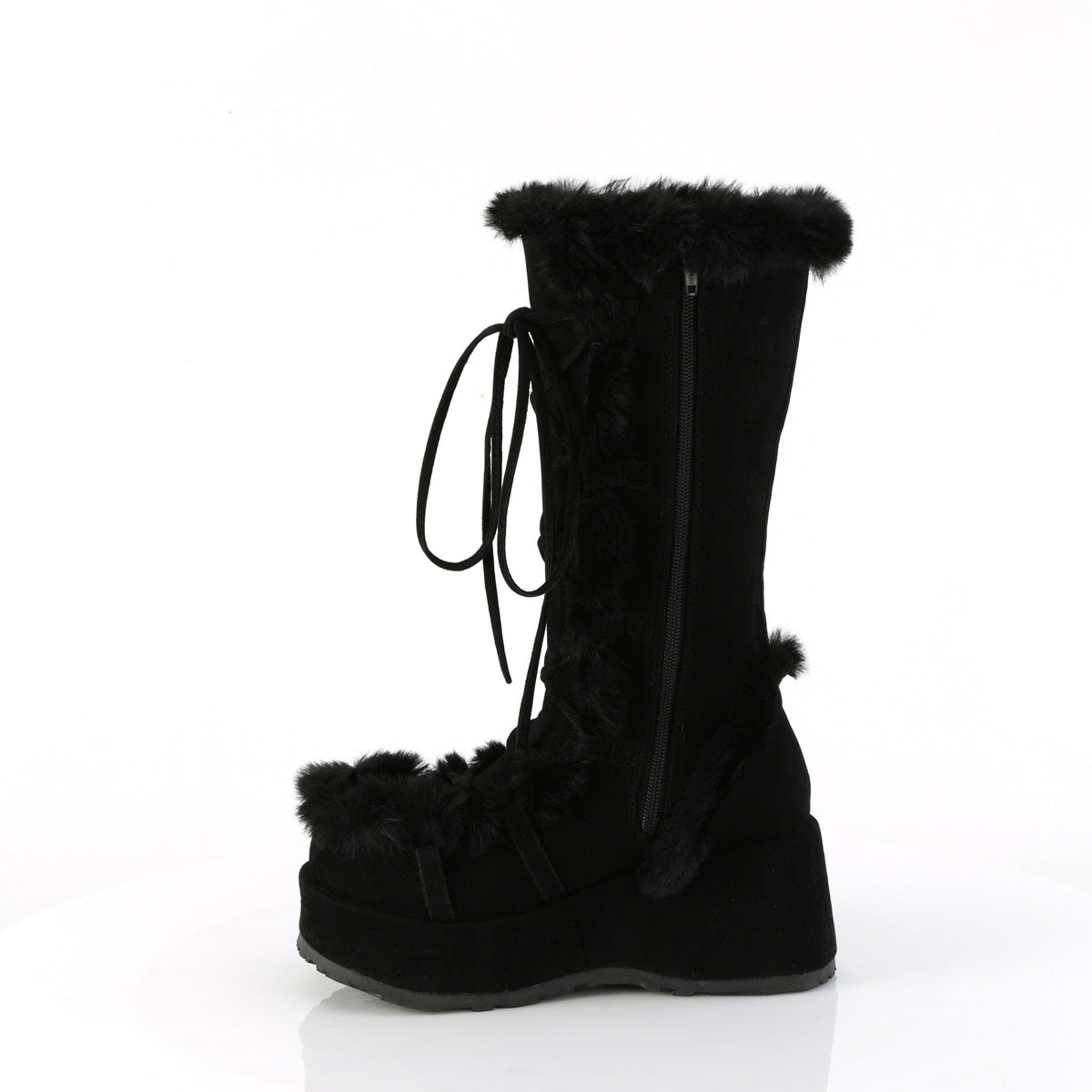 DemoniaCult   Cubby-311 BLK Vegan Suede