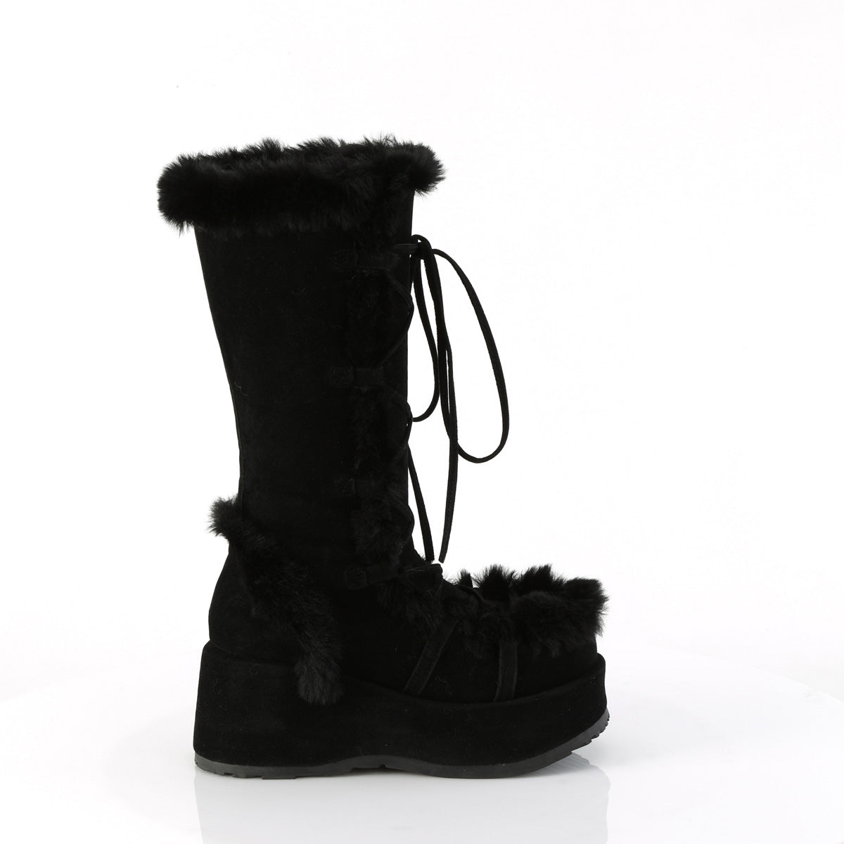 DemoniaCult   Cubby-311 BLK Vegan Suede