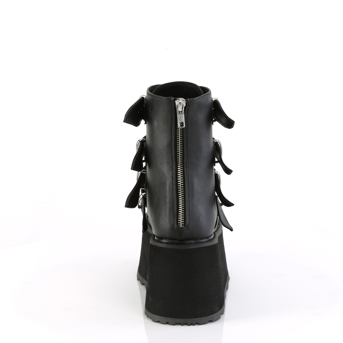 DemoniaCult  Botines DAMNED-105 cuero vegano blk