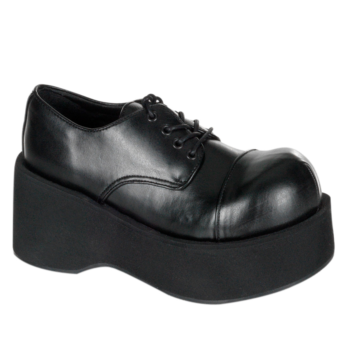 DemoniaCult Womens Pumps DANK-101 Blk Vegan Leather