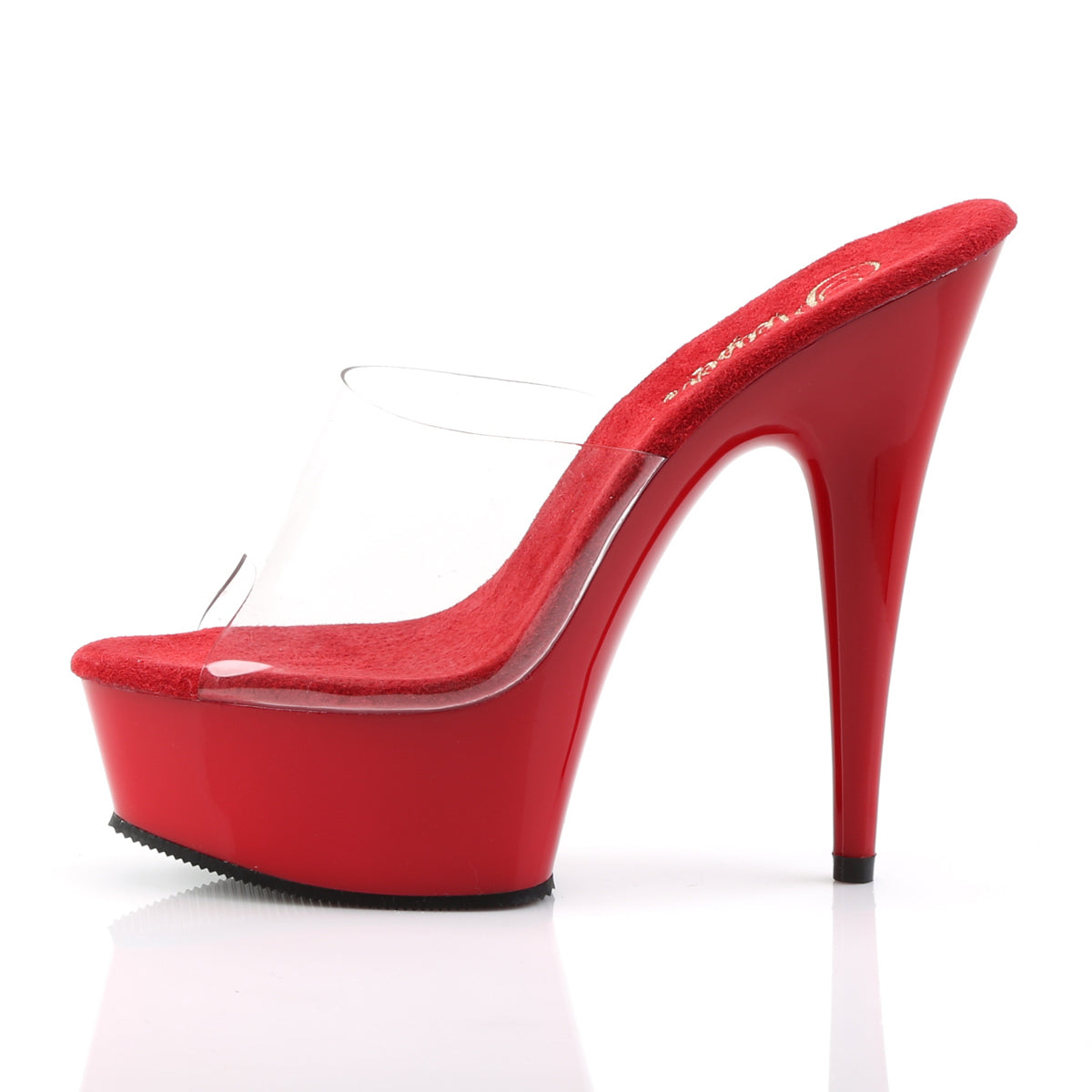 Pleaser Sandalias para mujer DELIGHT-601 clr / rojo