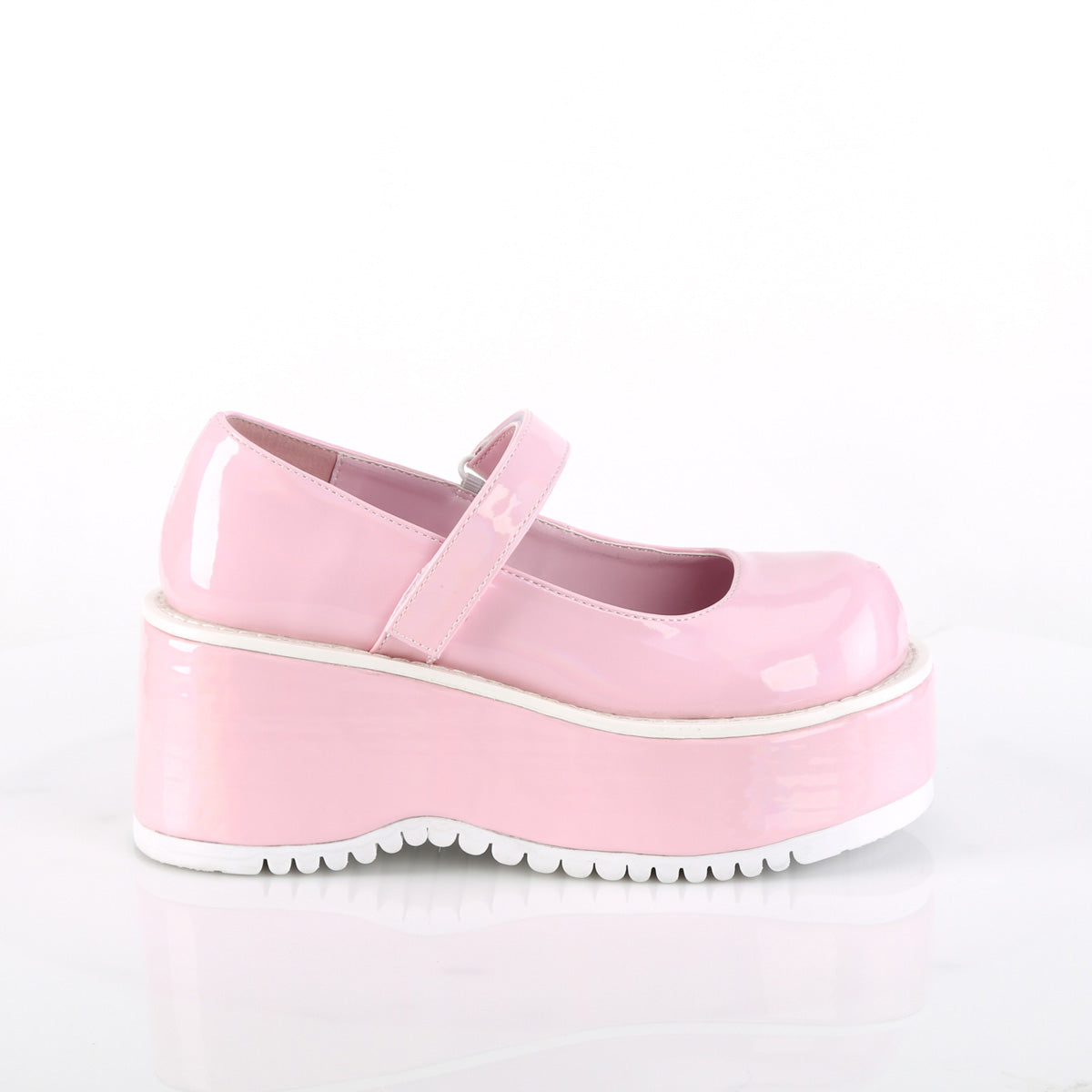 DemoniaCult  Zapatillas DOLLIE-01 B. Pink Holo Pat