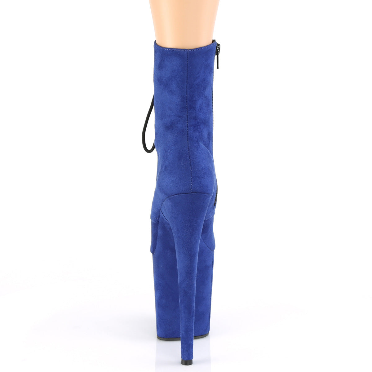 Pleaser Botas de tobillo para mujer FLAMINGO-1020FS Royal Blue Saux Suda / Royal Blue Faux Suda