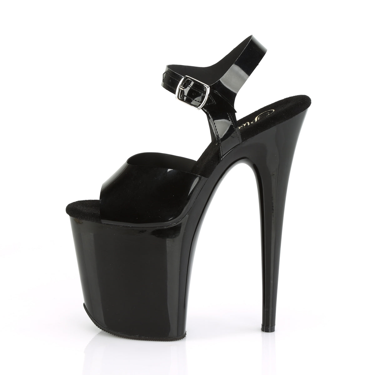 Pleaser Sandalias para mujer FLAMINGO-808N BLK (jalea) TPU / BLK