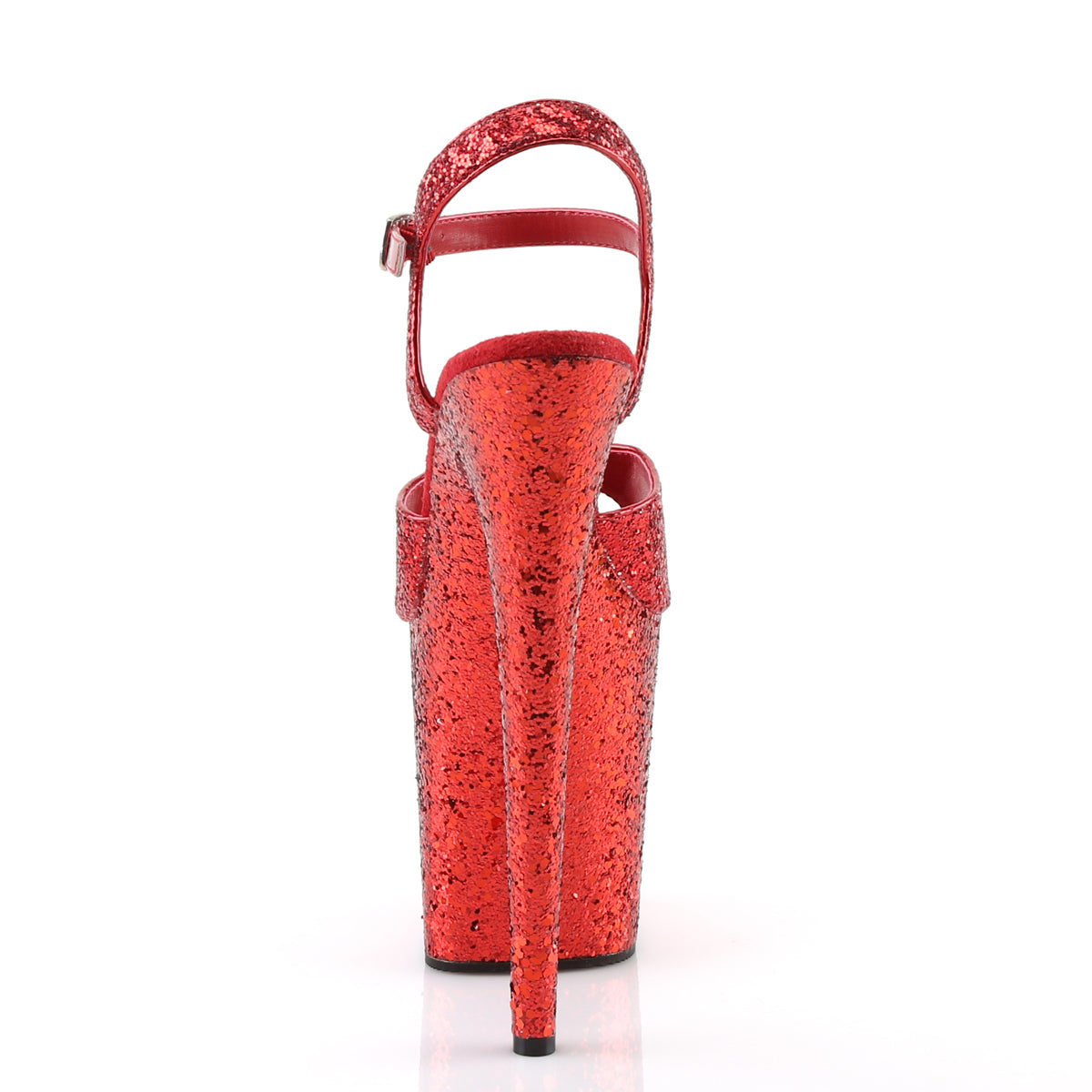 Pleaser Sandalias para mujer FLAMINGO-810LG RED GLTR / RED GLTR