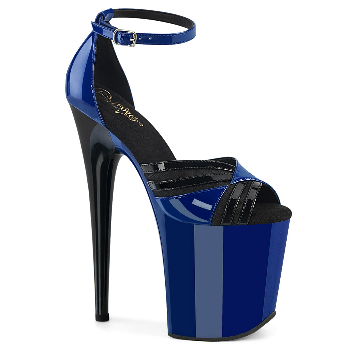 Pleaser   FLAMINGO-884 Royal Blue-Blk/Royal Blue-Blk