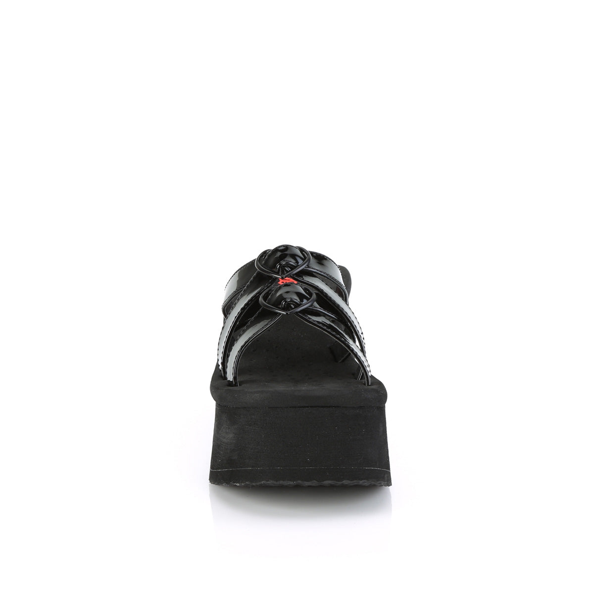 DemoniaCult  Sandals FUNN-15 Blk Pat