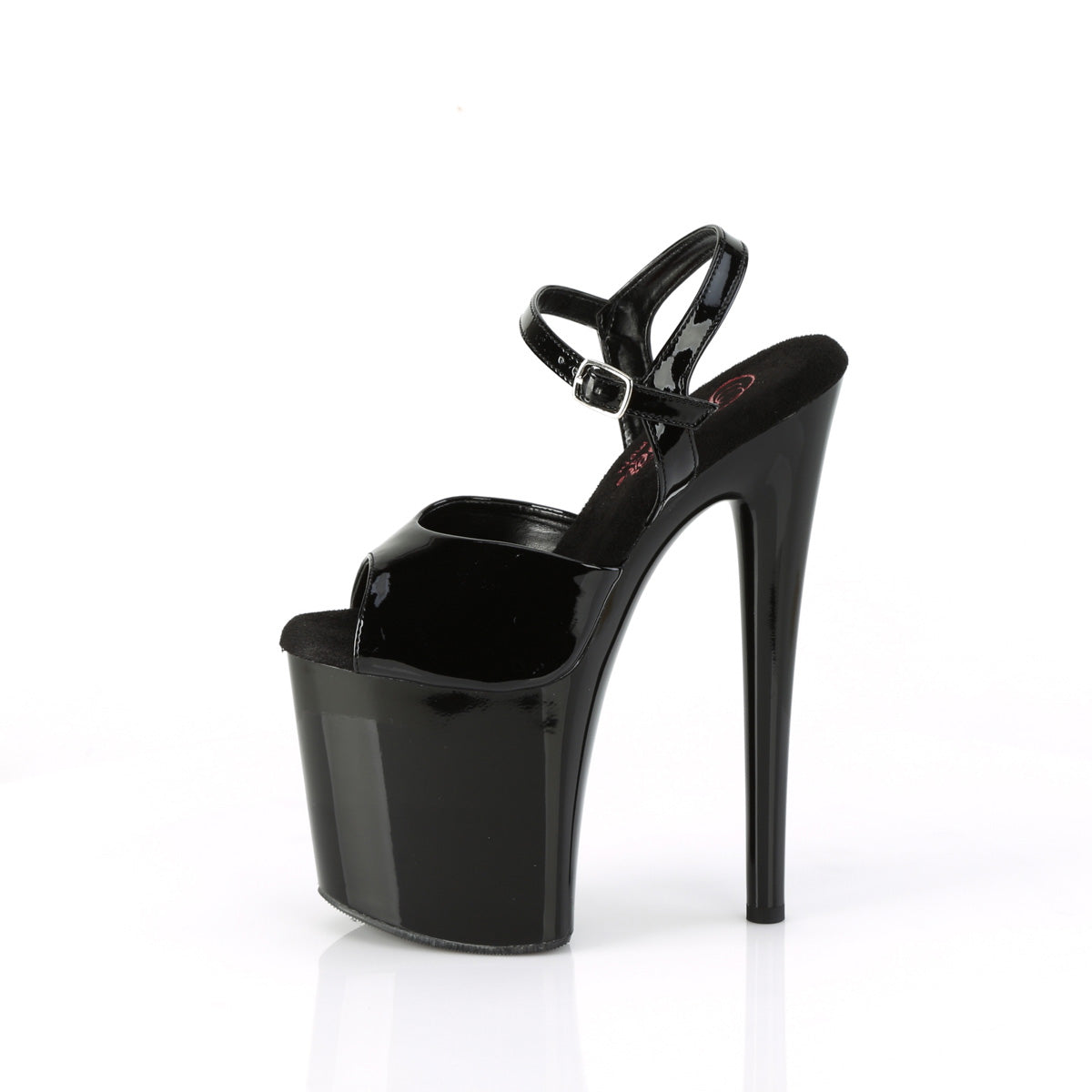 Pleaser  Sandalias NAUGHTY-809 BLK PAT / BLK