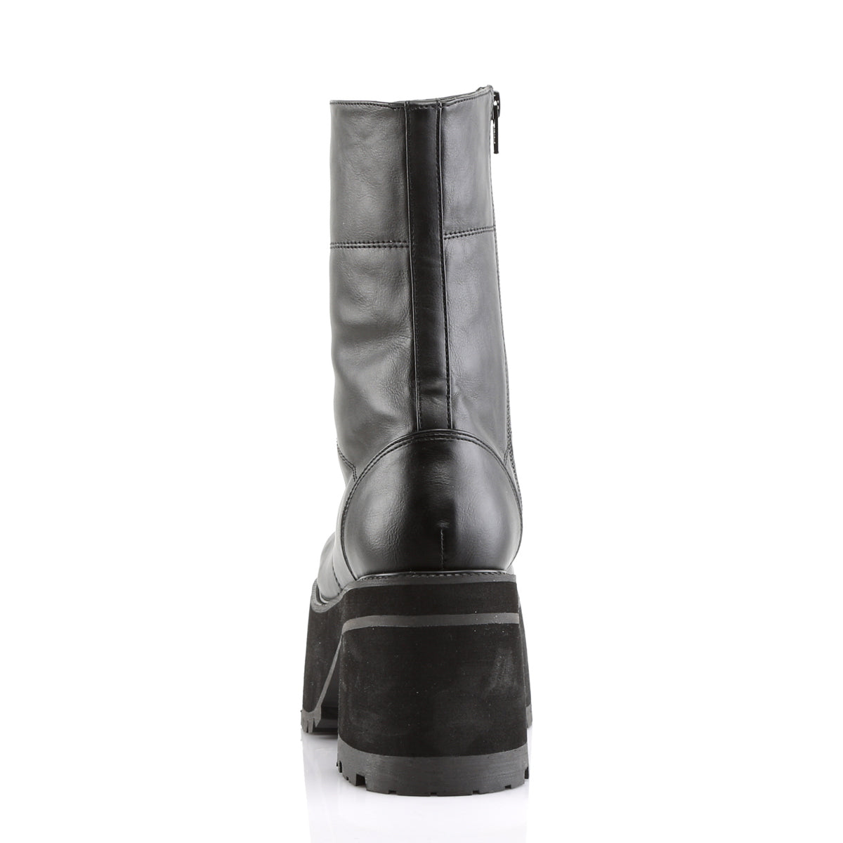 DemoniaCult Botas de mujer RANGER-301 cuero vegano blk