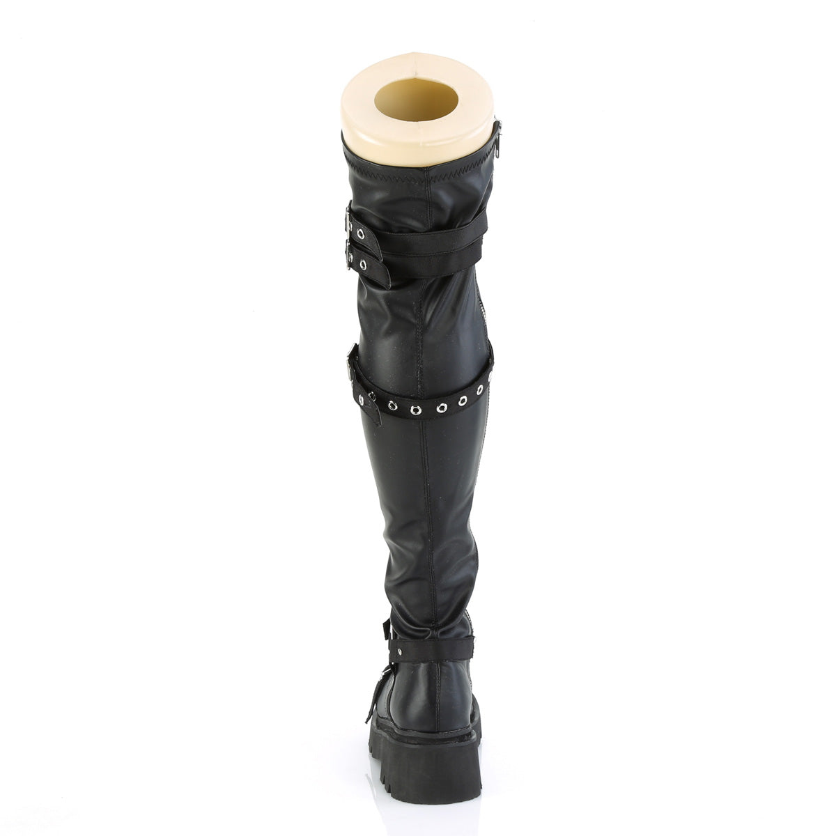 DemoniaCult  Botas RENEGADE-320 BLK STRING VEGAN PUERO