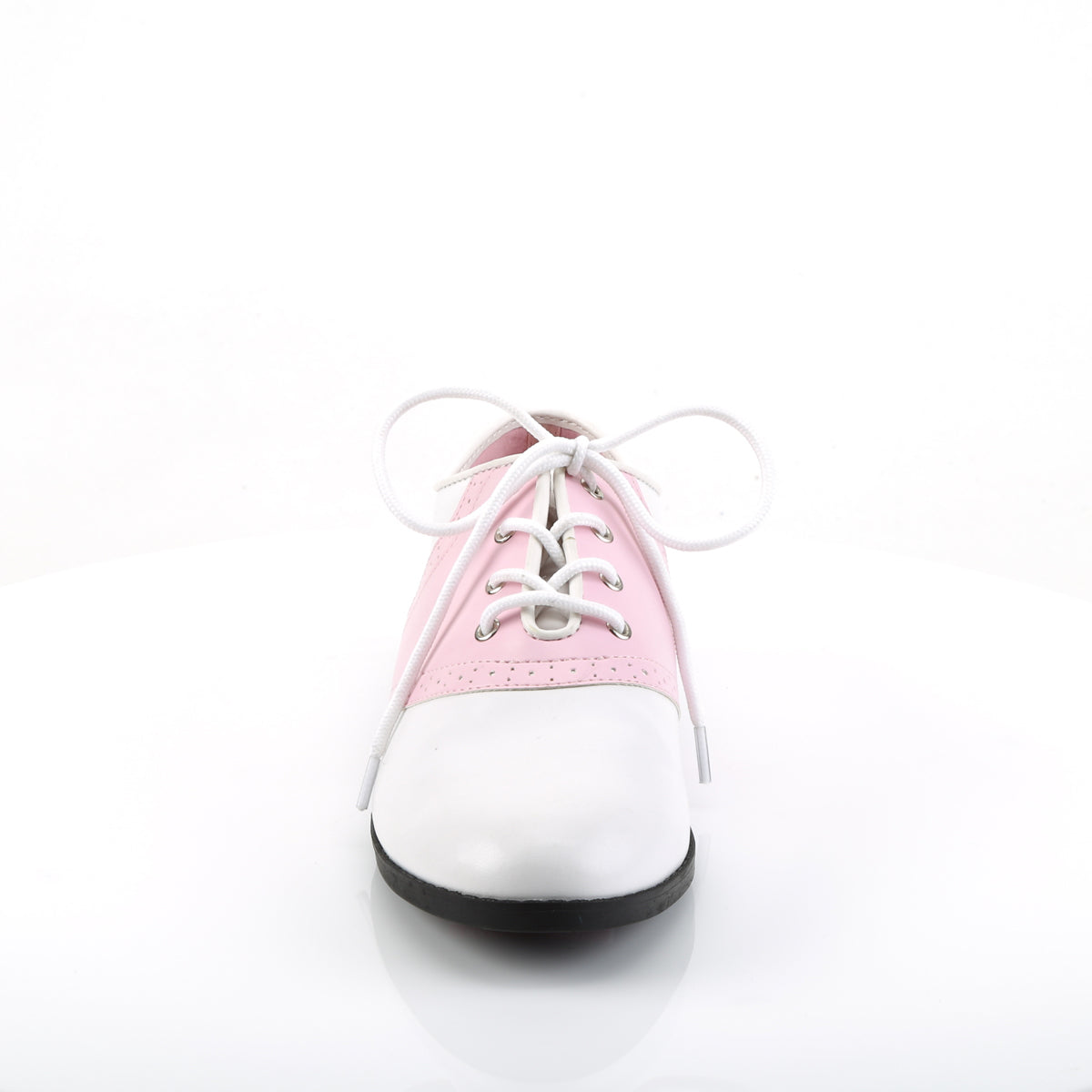 Funtasma Womens Pumps SADDLE-50 B.Pink-Wht Pu