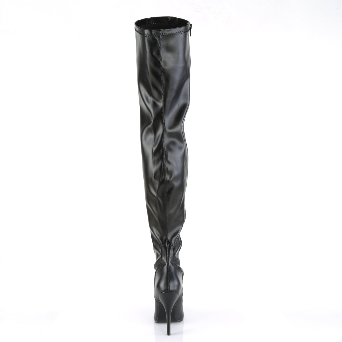 Pleaser Botas de mujer SEDUCE-3000 BLK STR Faux Cuero