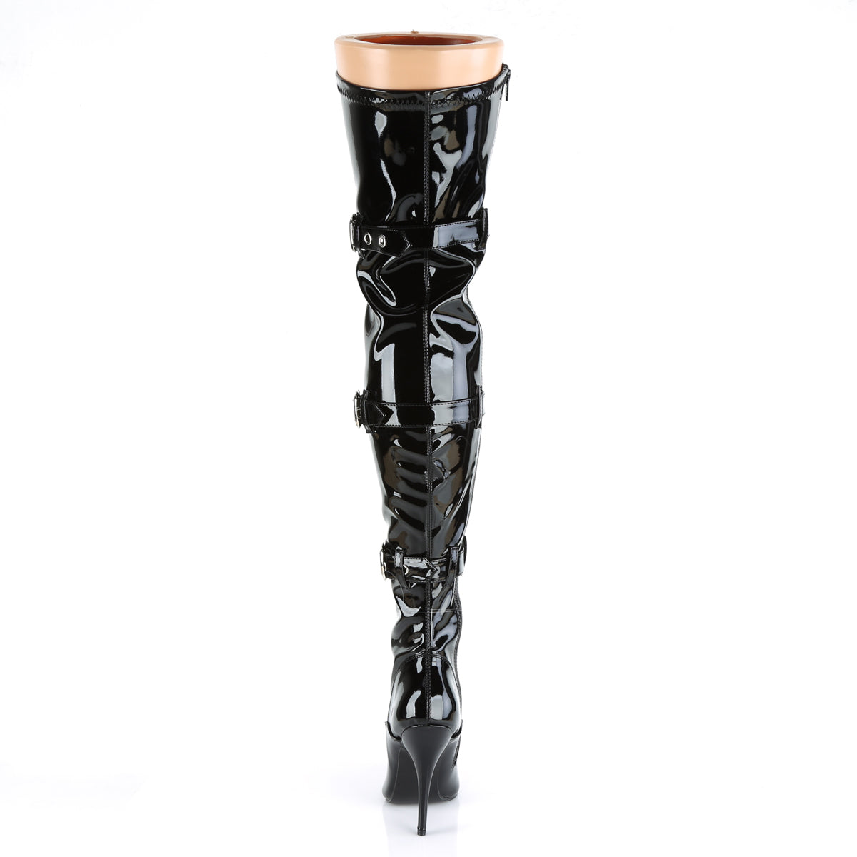 Pleaser Womens Boots SEDUCE-3028 Blk Str Pat