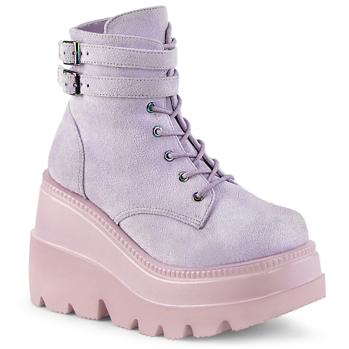 DemoniaCult  Botines SHAKER-52 gamor vegano lavanda