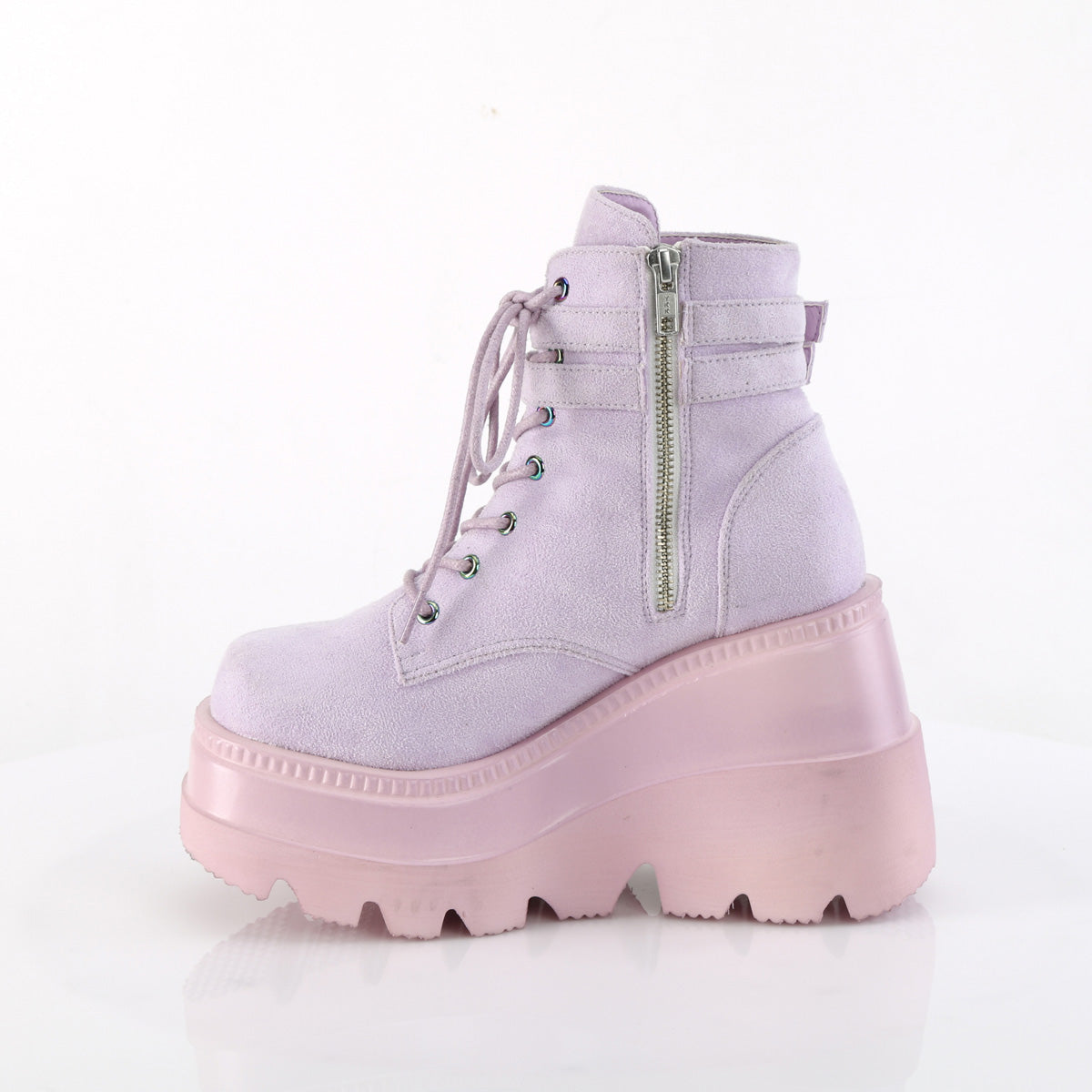 DemoniaCult  Botines SHAKER-52 gamor vegano lavanda