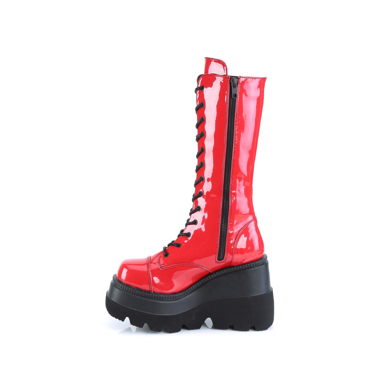 DemoniaCult  Boots SHAKER-72 Red Patent