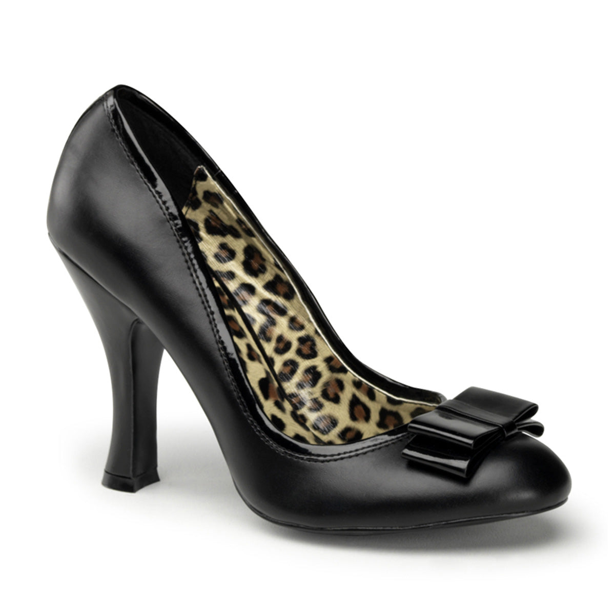 Pin Up Couture Womens Pumps SMITTEN-01 Blk Pu