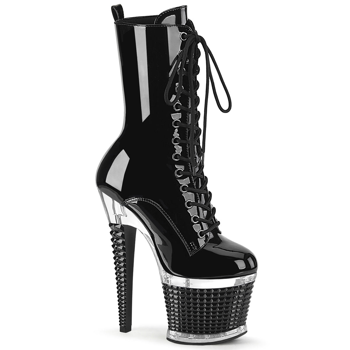 Pleaser  Botines SPECTATOR-1040 BLK PAT / CLR-BLK