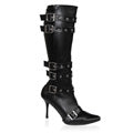 Funtasma Womens Boots SPICY-138 Blk Str Pu