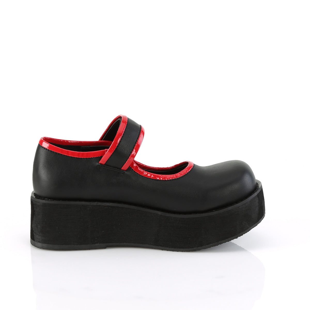 DemoniaCult  Zapatillas SPRITE-01 BLK de cuero vegano