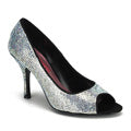 Bordello Womens Pumps VIOLETTE-03R Iridescent Rhinestones