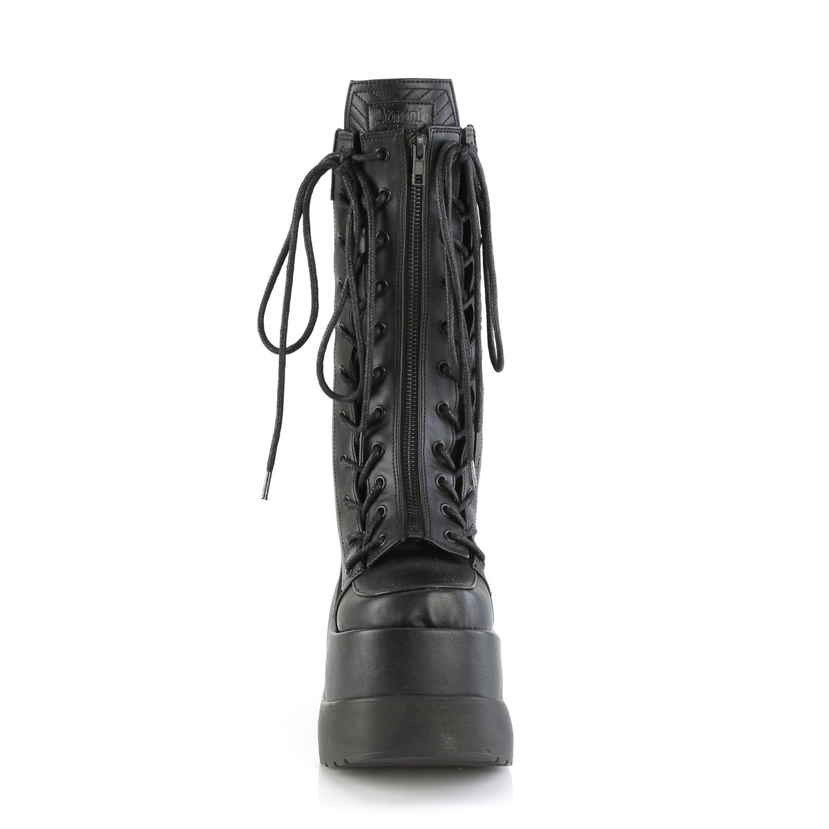 DemoniaCult  Botas VOID-118 BLK Vegan de cuero