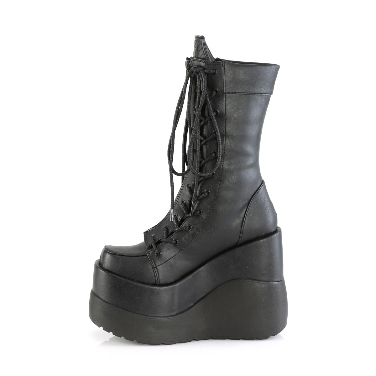 DemoniaCult  Botas VOID-118 BLK Vegan de cuero