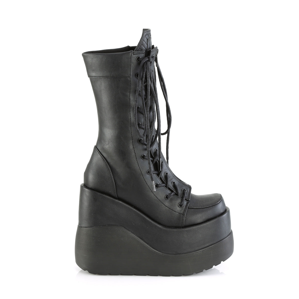 DemoniaCult  Botas VOID-118 BLK Vegan de cuero