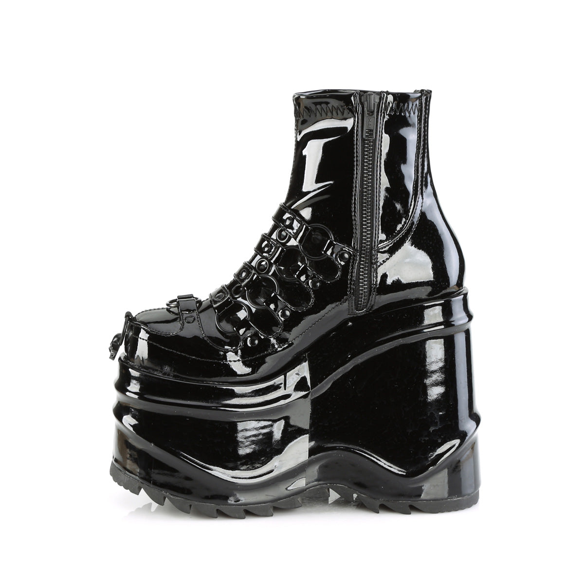 DemoniaCult  Botines WAVE-110 BLK Pat