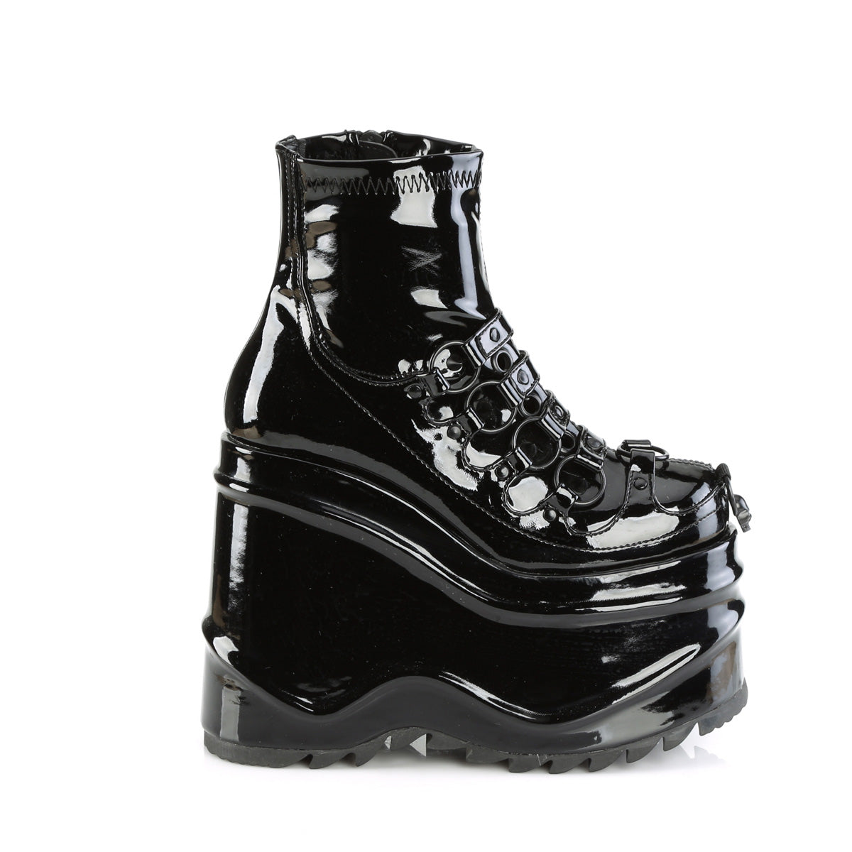 DemoniaCult  Botines WAVE-110 BLK Pat