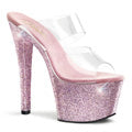 Pleaser Mujer  BEJEWELED- 702dm cloruro de boronio. Rosa RS